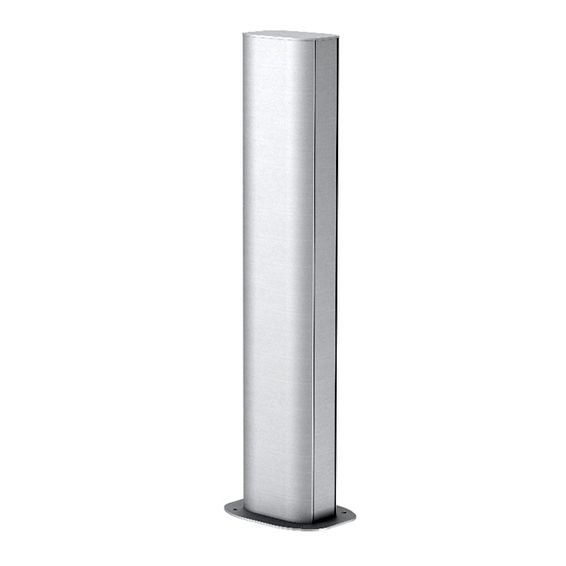 Миниколонна алюминиевая 0.5м серый металлик RAL 9007